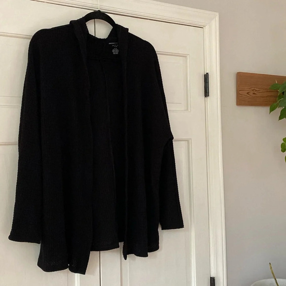 AEO Soft and‎ Sexy Oversized Waffle Knit Hooded Cardigan Comfy Cozy Size Small - Picture 1 of 8